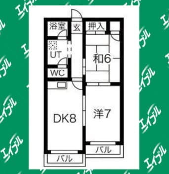 間取図 名古屋市営地下鉄東山線/星ヶ丘駅 徒歩17分 1階 築43年