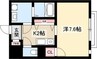 名古屋市営地下鉄東山線/中村公園駅 徒歩3分 2階 築23年 1Kの間取り