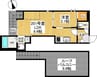 名古屋市営地下鉄東山線/八田駅 徒歩10分 2階 築7年 1LDKの間取り