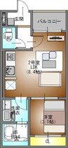 名古屋市営地下鉄東山線/中村公園駅 徒歩3分 3階 築浅 1LDKの間取り