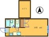 名古屋市営地下鉄鶴舞線/原駅 徒歩21分 1階 築27年 1Rの間取り