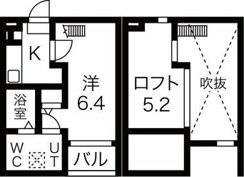 間取図 名古屋市営地下鉄東山線/中村公園駅 徒歩9分 2階 築7年