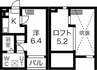 名古屋市営地下鉄東山線/中村公園駅 徒歩9分 2階 築7年 1Kの間取り