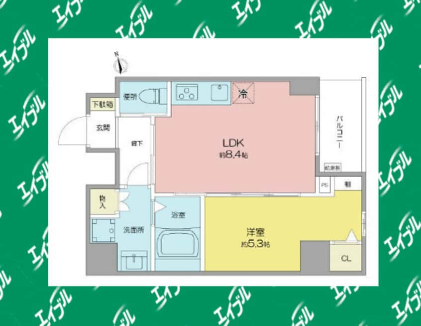 間取図 VERITAS　IZUMI