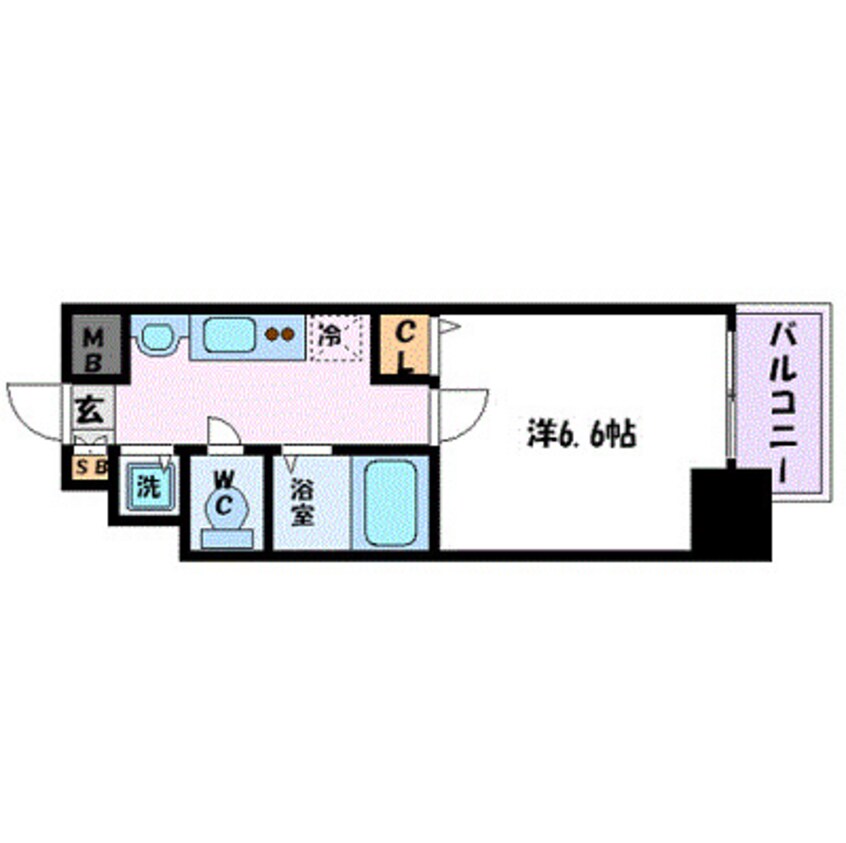 間取図 プレサンスＳＡＫＡＥ白川公園