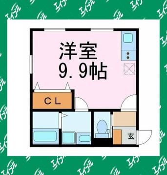 間取図 名鉄常滑線・空港線/常滑駅 徒歩9分 1階 築7年