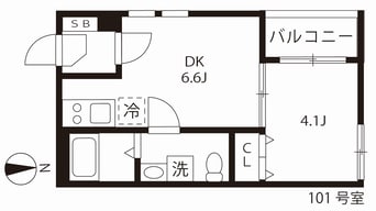 間取図 ハーモニーテラス高道町Ⅵ
