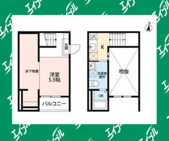 間取図 VIVA米野Ⅱ