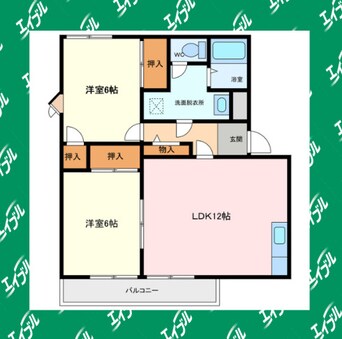 間取図 名鉄常滑線・空港線/新日鉄前駅 徒歩15分 1階 築34年