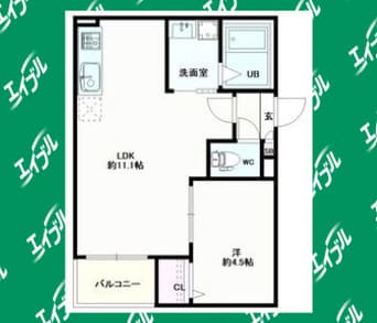 間取図 名鉄常滑線・空港線/尾張横須賀駅 徒歩3分 1階 1年未満