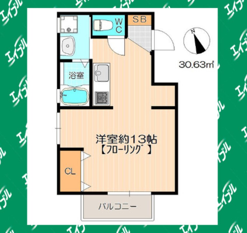 間取図 武豊線/大府駅 徒歩3分 1階 築18年