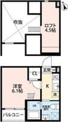 名古屋市営地下鉄鶴舞線/上小田井駅 徒歩12分 2階 築7年 1Kの間取り