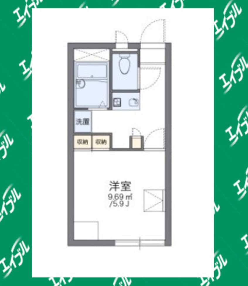 間取図 レオパレス畑田