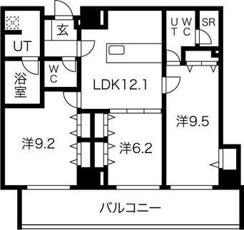間取図 さくらHills NISHIKI Platinum Residence