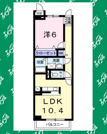 間取図 第２ファミール豊明