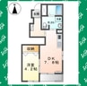 エコール正徳 1DKの間取り
