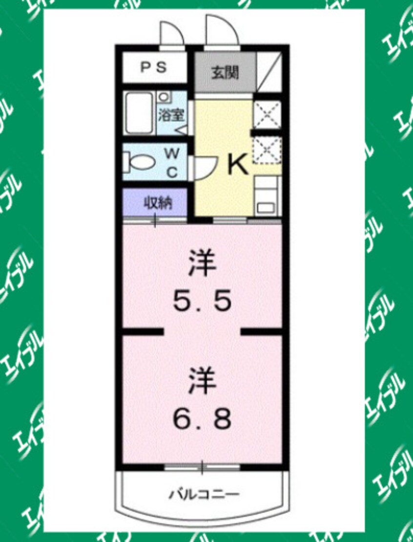 間取図 ファミール明定