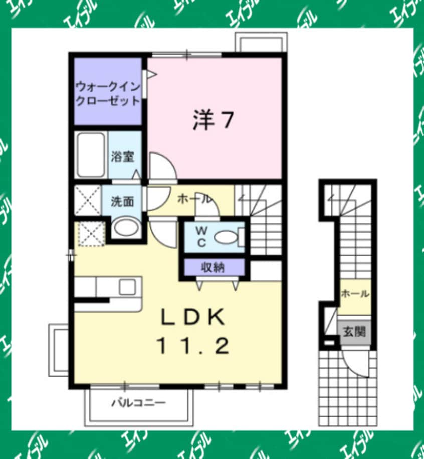 間取図 ニュ－フラワ－Ｙ・Ｋ