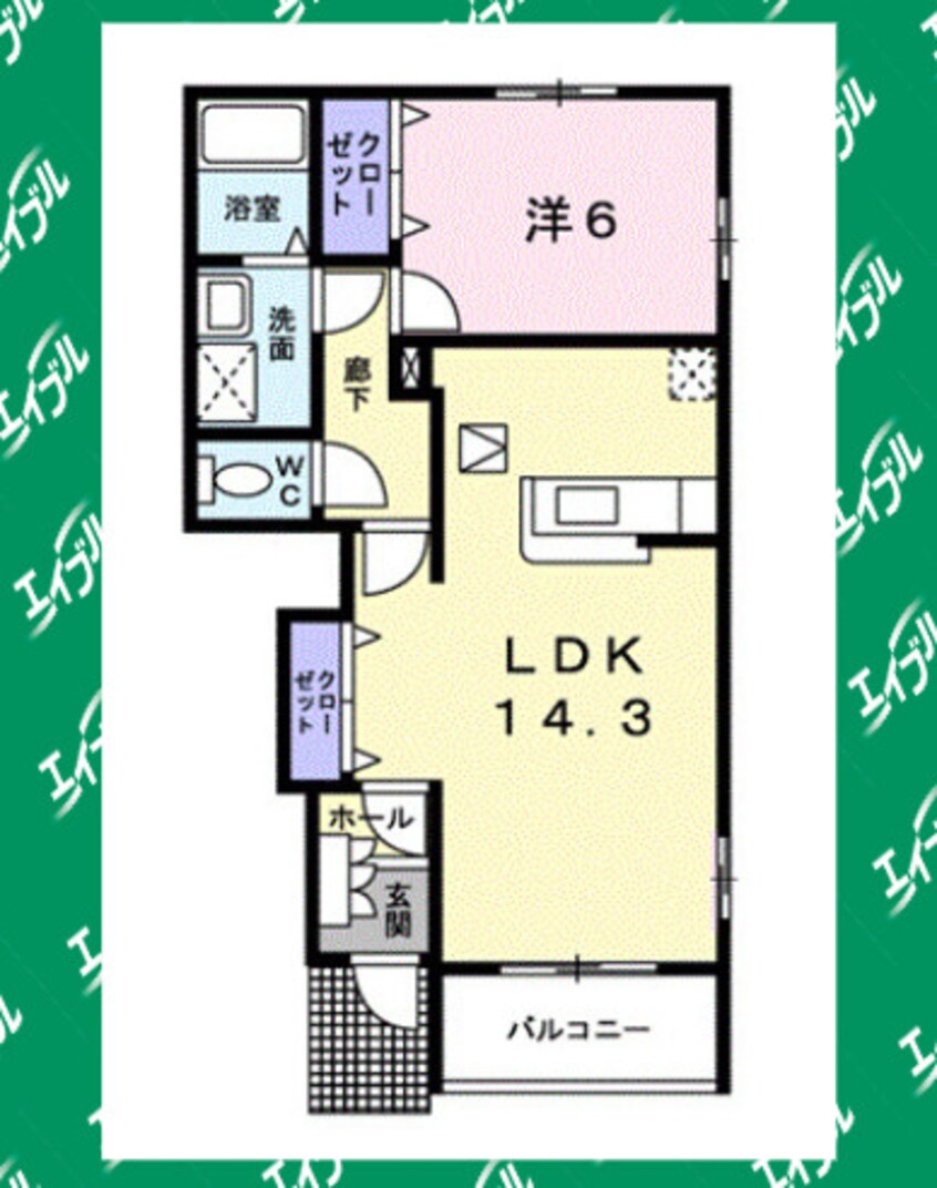 間取図 グランデヒサノＢ