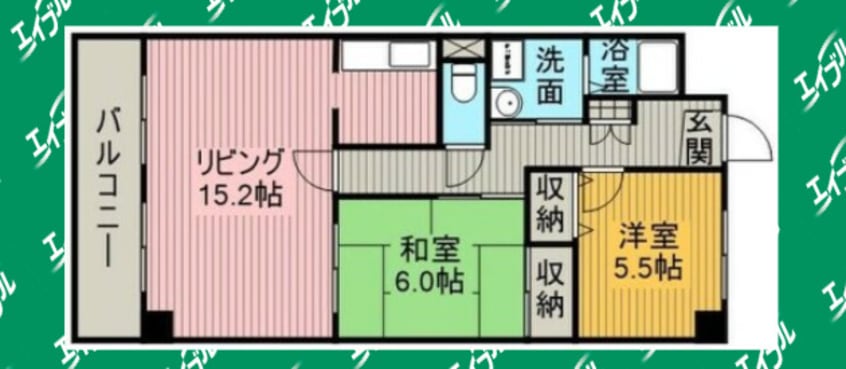 間取図 名古屋市営地下鉄桜通線/鶴里駅 徒歩4分 4階 築27年