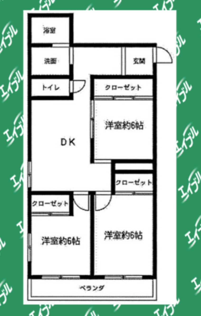 間取図 第3フクマルビル