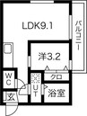 名古屋市営地下鉄鶴舞線/上小田井駅 徒歩15分 2階 築浅 1LDKの間取り