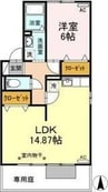 名古屋市営地下鉄鶴舞線/上小田井駅 徒歩22分 1階 築27年 1LDKの間取り