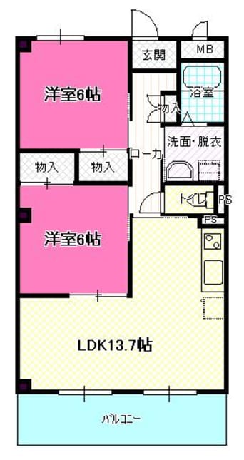 間取図 セラフィ西原