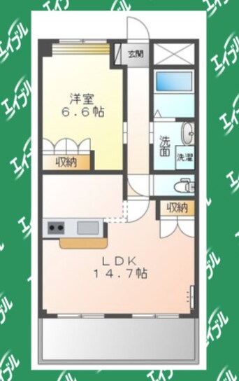 間取図 ブルーローズ