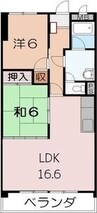 名古屋市営地下鉄鶴舞線/庄内緑地公園駅 徒歩15分 2階 築36年 2LDKの間取り
