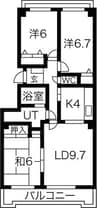 名古屋市営地下鉄東山線/中村公園駅 徒歩19分 3階 築31年 3LDKの間取り