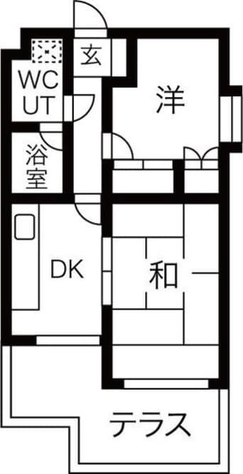 間取図 名古屋市営地下鉄東山線/中村公園駅 徒歩10分 1階 築37年