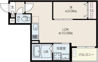 間取図 名鉄名古屋本線/東枇杷島駅 徒歩9分 2階 1年未満