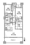 名古屋市営地下鉄東山線/今池駅 徒歩7分 2階 築16年 3LDKの間取り