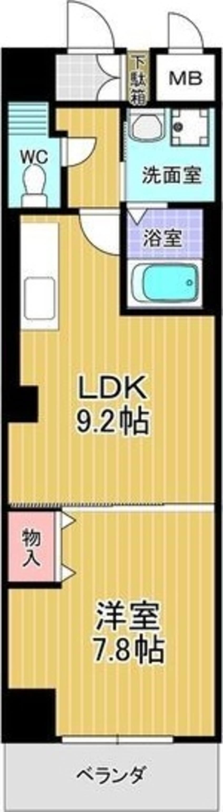 間取図 名古屋市営地下鉄桜通線/瑞穂区役所駅 徒歩6分 1階 築18年