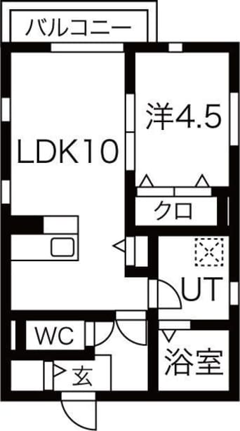間取図 名古屋市営地下鉄桜通線/瑞穂区役所駅 徒歩4分 2階 築3年