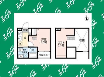 間取図 近鉄名古屋線/黄金駅 徒歩9分 2階 築9年