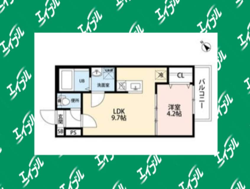 間取図 名古屋臨海高速鉄道<あおなみ線>/荒子駅 徒歩7分 1階 築7年