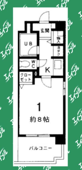 間取図 名古屋市営地下鉄名城線/金山駅 徒歩4分 3階 築33年