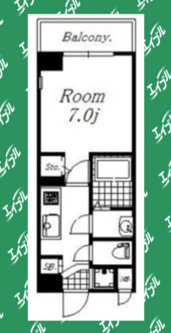 間取図 名古屋市営地下鉄東山線/新栄町駅 徒歩6分 4階 築19年