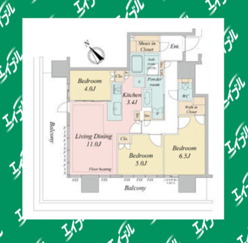 間取図 NAGOYA the TOWER