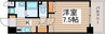 名古屋市営地下鉄名城線/新瑞橋駅 徒歩2分 1階 築17年 1Kの間取り