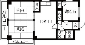 間取図 名古屋市営地下鉄東山線/高畑駅 徒歩6分 3階 築37年