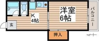 間取図 名古屋市営地下鉄名城線/妙音通駅 徒歩2分 4階 築35年