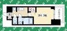 プレサンス上前津リラシス 1Kの間取り