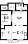 名古屋市営地下鉄東山線/高畑駅 徒歩15分 1階 築37年 3DKの間取り