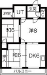 名古屋市営地下鉄東山線/高畑駅 徒歩15分 1階 築38年 3DKの間取り