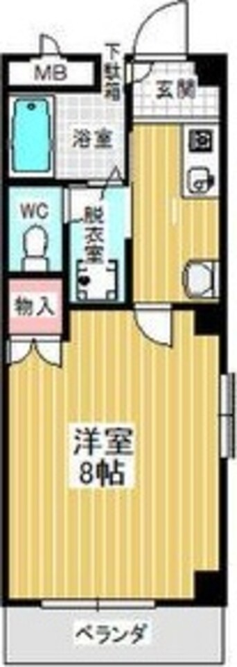 間取図 名古屋市営地下鉄名城線/新瑞橋駅 徒歩8分 2階 築19年