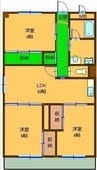 グランド三栄 3LDKの間取り