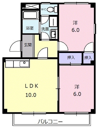 間取図 プラムヴィレッジ